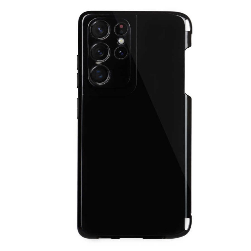 Bal-z Galaxy S21 Ultra Kılıf  Kalem Bölmeli Süper Silikon Kapak