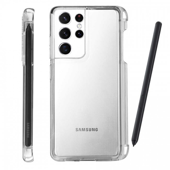 Galaxy S21 Ultra Kılıf Zore Kalem Bölmeli Süper Silikon Kapak Galaxy S21 Ultra Kılıf Zore Kalem Bölmeli Süper Silikon Kapak