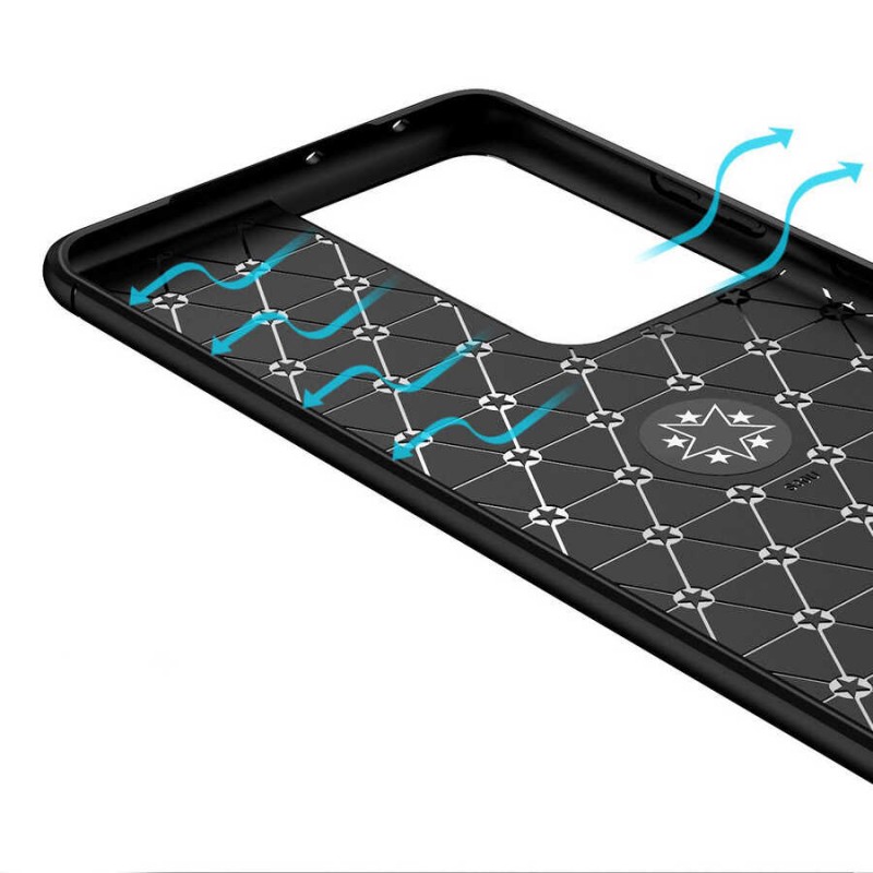 Bal-z Galaxy S21 Ultra Kılıf  Ravel Silikon Kapak