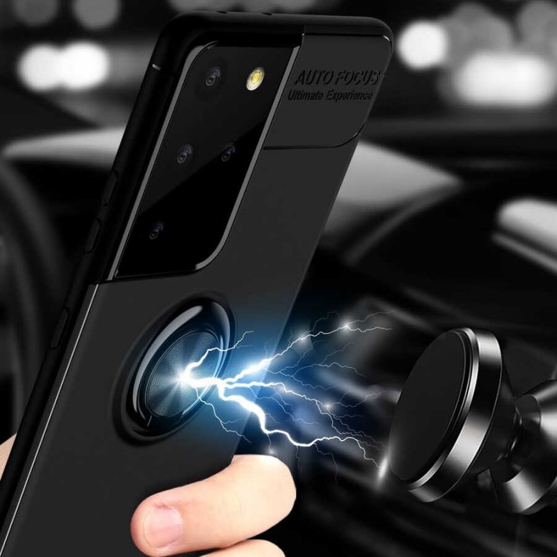 Bal-z Galaxy S21 Ultra Kılıf  Ravel Silikon Kapak