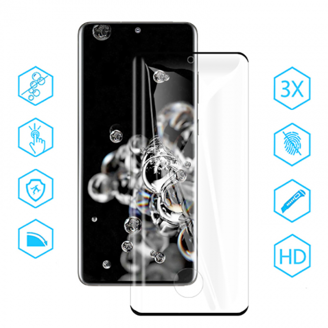 Galaxy S21 Ultra Zore Süper Pet Ekran Koruyucu Jelatin Galaxy S21 Ultra Zore Süper Pet Ekran Koruyucu Jelatin
