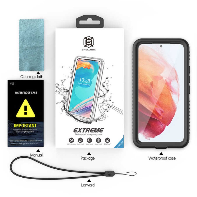 Bal-z Galaxy S22 Kılıf 1-1 Su Geçirmez Kılıf