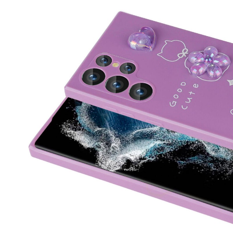 Bal-z Galaxy S22 Ultra Kılıf Kabartma Figürlü Parlak  Toys Silikon Kapak