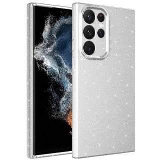 Galaxy S22 Ultra Kılıf Kamera Korumalı Simli Lüks Zore Koton Kapak Galaxy S22 Ultra Kılıf Kamera Korumalı Simli Lüks Zore Koton Kapak