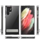Galaxy S22 Ultra Kılıf Standlı Şeffaf Silikon Zore L-Stand Kapak Galaxy S22 Ultra Kılıf Standlı Şeffaf Silikon Zore L-Stand Kapak