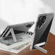 Galaxy S22 Ultra Kılıf Standlı Şeffaf Silikon Zore L-Stand Kapak Galaxy S22 Ultra Kılıf Standlı Şeffaf Silikon Zore L-Stand Kapak