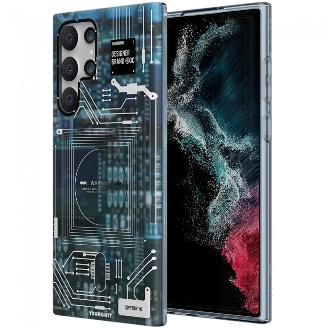 Galaxy S22 Ultra Kılıf YoungKit Technology Serisi Kapak Galaxy S22 Ultra Kılıf YoungKit Technology Serisi Kapak