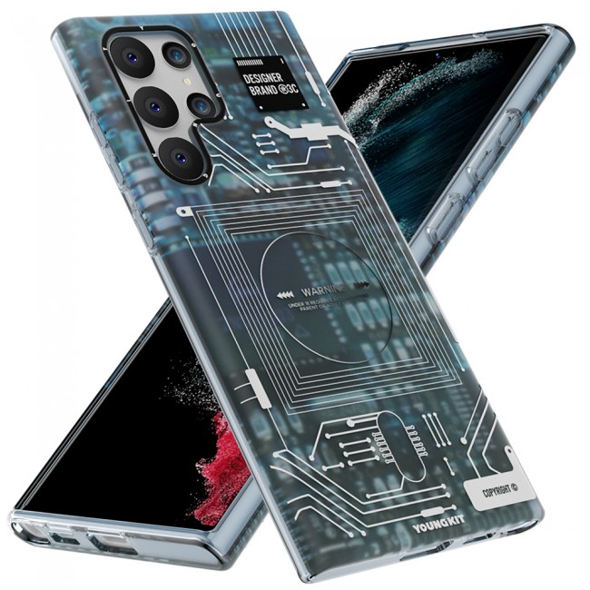 Galaxy S22 Ultra Kılıf YoungKit Technology Serisi Kapak Galaxy S22 Ultra Kılıf YoungKit Technology Serisi Kapak
