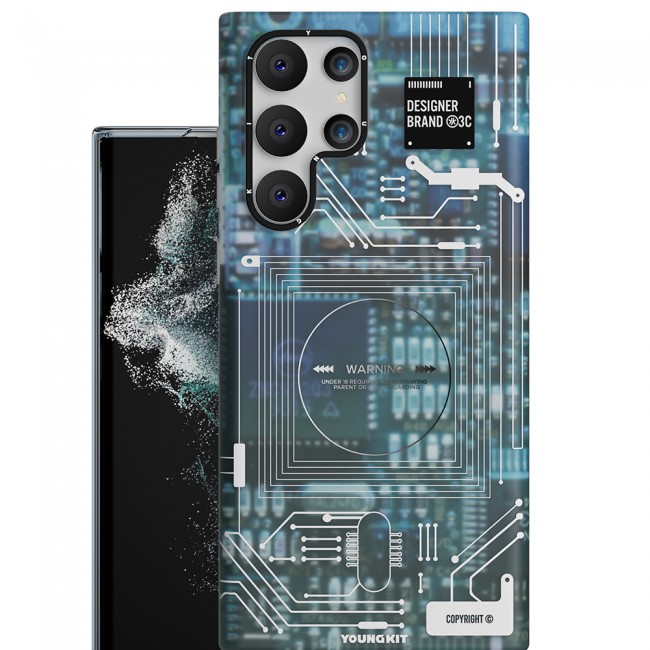 Galaxy S22 Ultra Kılıf YoungKit Technology Serisi Kapak Galaxy S22 Ultra Kılıf YoungKit Technology Serisi Kapak