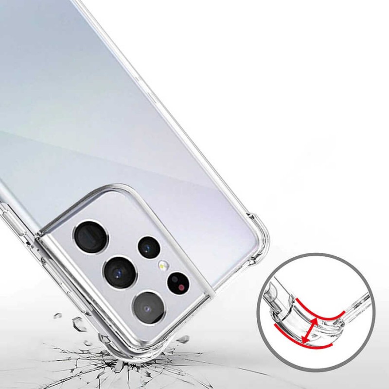 Bal-z Galaxy S22 Ultra Kılıf  Kamera Korumalı Nitro Anti Shock Silikon