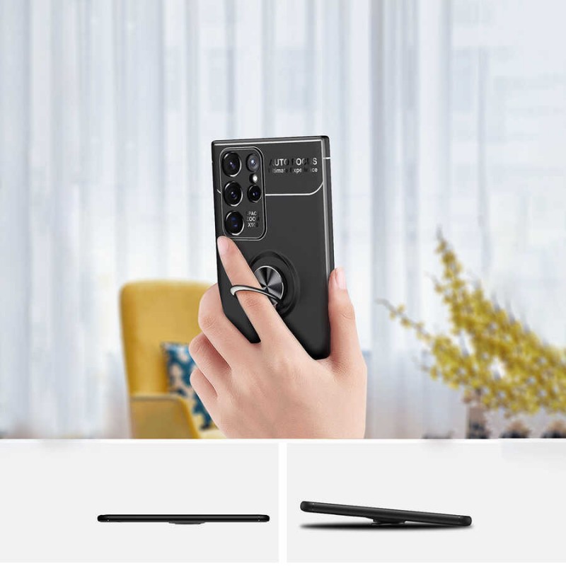 Bal-z Galaxy S22 Ultra Kılıf  Ravel Silikon Kapak