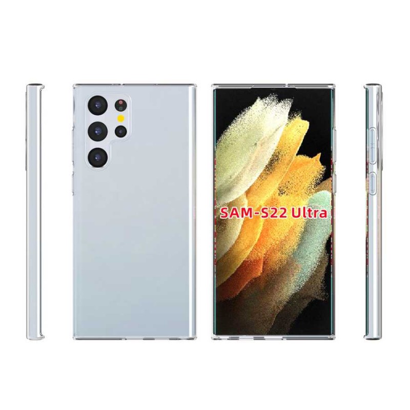 Bal-z Galaxy S22 Ultra Kılıf  Süper Silikon Kapak