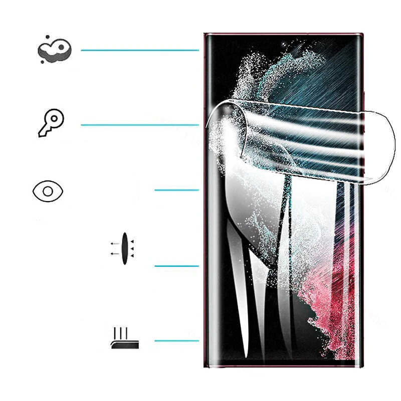 Bal-z Galaxy S22 Ultra  Süper Pet Ekran Koruyucu Jelatin