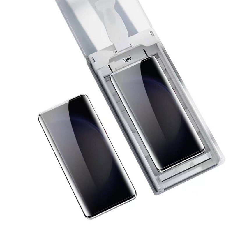 Bal-z Galaxy S22 Ultra  Uygulama Aparatlı 6in1 Easy Privacy Body Ekran Koruyucu