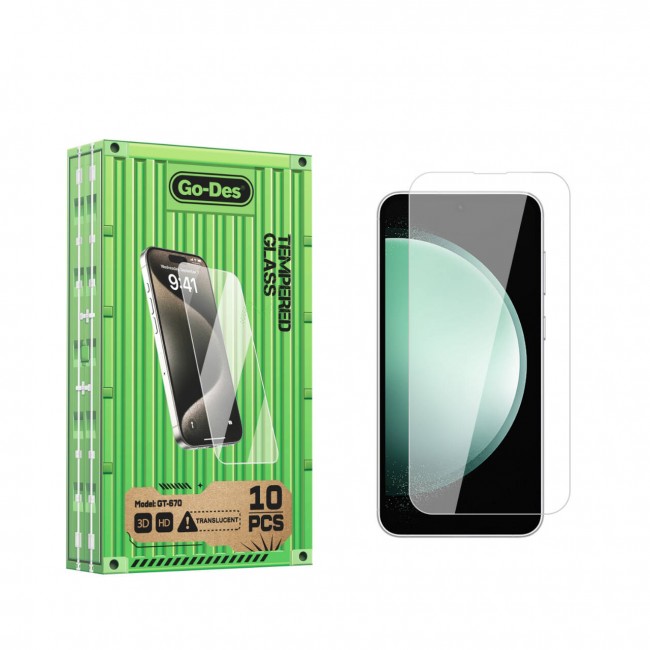 Galaxy S23 FE Go Des Parmak İzi Bırakmayan 9H Oleofobik Bom Glass Ekran Koruyucu 10'lu Paket Galaxy S23 FE Go Des Parmak İzi Bırakmayan 9H Oleofobik Bom Glass Ekran Koruyucu 10'lu Paket