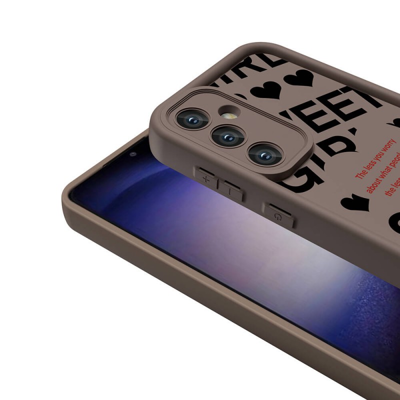 Bal-z Galaxy S23 FE Kılıf Kamera Korumalı Baskılı Arka Yüzey  Klas Kapak