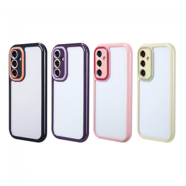 Galaxy S23 FE Kılıf Kamera Korumalı Renkli Kenar ve Çerçeve Tasarımlı Zore Vitamin Kapak Galaxy S23 FE Kılıf Kamera Korumalı Renkli Kenar ve Çerçeve Tasarımlı Zore Vitamin Kapak