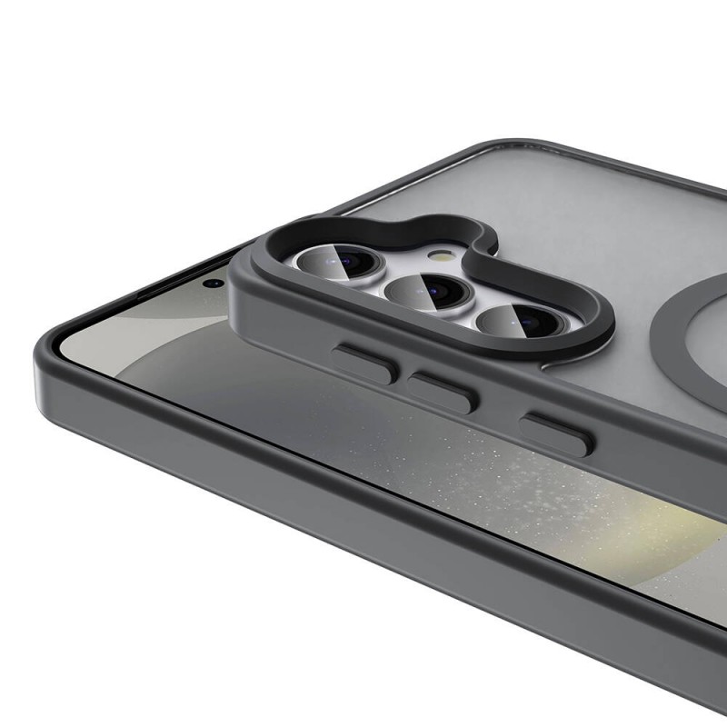 Bal-z Galaxy S23 FE Kılıf M-safe Şarj Özellikli Mat Arka Yüzey  Sio Kapak