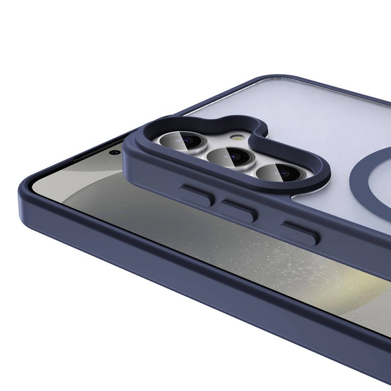 Bal-z Galaxy S23 FE Kılıf M-safe Şarj Özellikli Mat Arka Yüzey  Sio Kapak