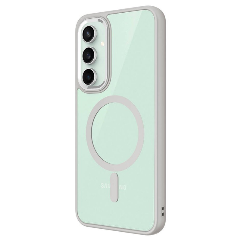 Bal-z Galaxy S23 FE Kılıf Wireless Şarj Özellikli  Krom M-safe Silikon Kapak