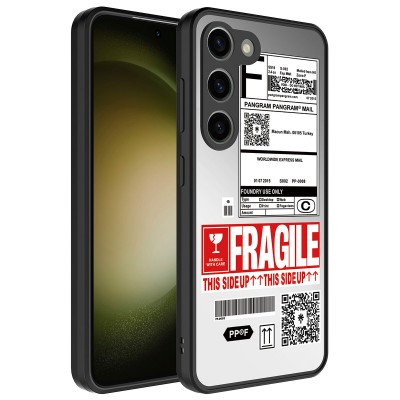 Bal-z Galaxy S23 Kılıf Aynalı Desenli Kamera Korumalı Parlak  Mirror Kapak