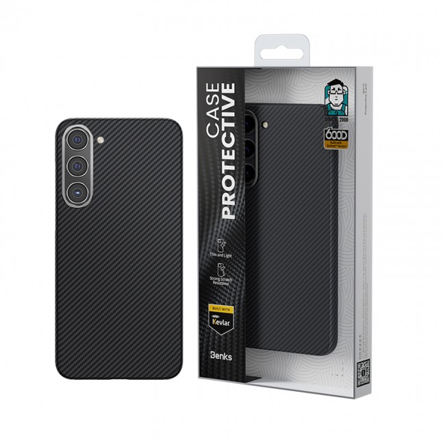 Galaxy S23 Kılıf Benks Magsafe Şarj Özellikli Magnetik ArmorAir 600D Kevlar Fiber Kapak Galaxy S23 Kılıf Benks Magsafe Şarj Özellikli Magnetik ArmorAir 600D Kevlar Fiber Kapak