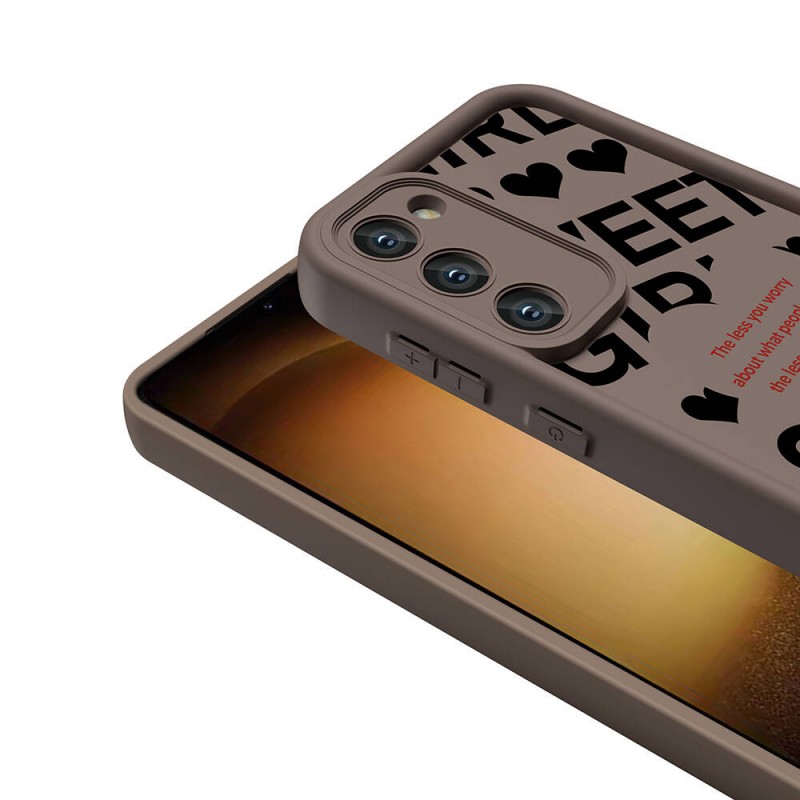 Bal-z Galaxy S23 Kılıf Kamera Korumalı Baskılı Arka Yüzey  Klas Kapak