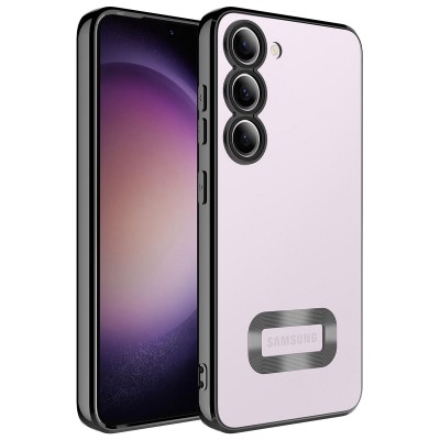 Bal-z Galaxy S23 Kılıf Kamera Korumalı Logo Gösteren  Omega Kapak