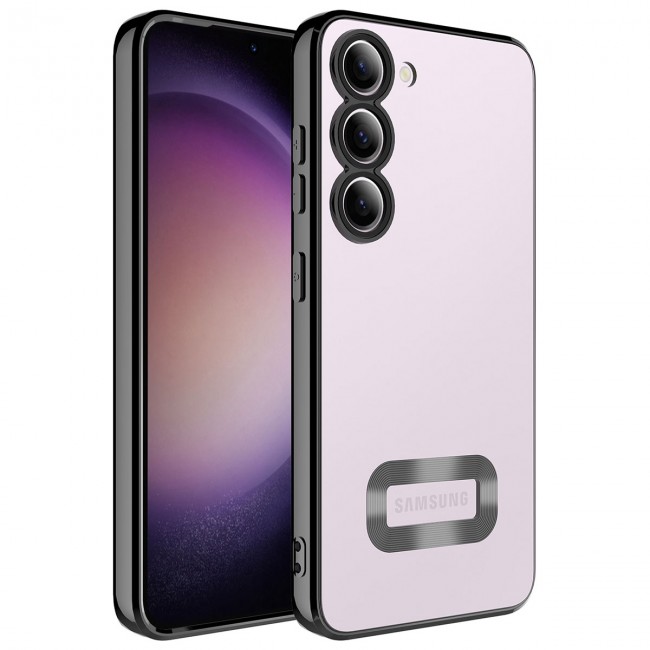 Galaxy S23 Kılıf Kamera Korumalı Logo Gösteren Zore Omega Kapak Galaxy S23 Kılıf Kamera Korumalı Logo Gösteren Zore Omega Kapak