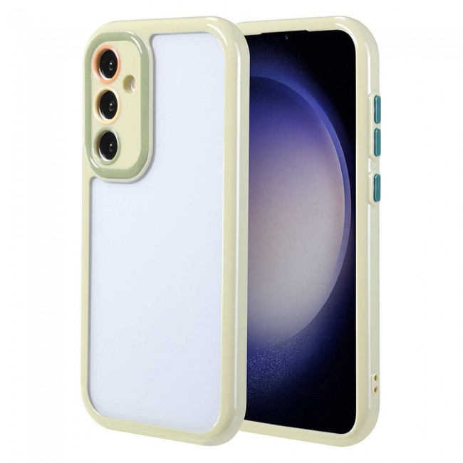 Galaxy S23 Kılıf Kamera Korumalı Renkli Kenar ve Çerçeve Tasarımlı Zore Vitamin Kapak Galaxy S23 Kılıf Kamera Korumalı Renkli Kenar ve Çerçeve Tasarımlı Zore Vitamin Kapak