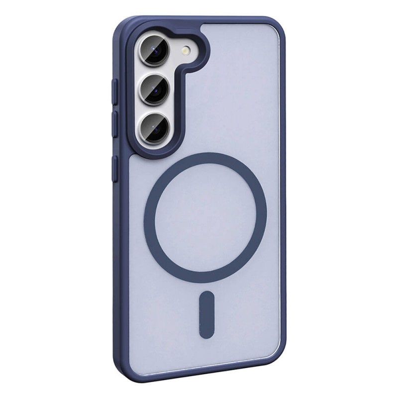 Bal-z Galaxy S23 Kılıf M-safe Şarj Özellikli Mat Arka Yüzey  Sio Kapak