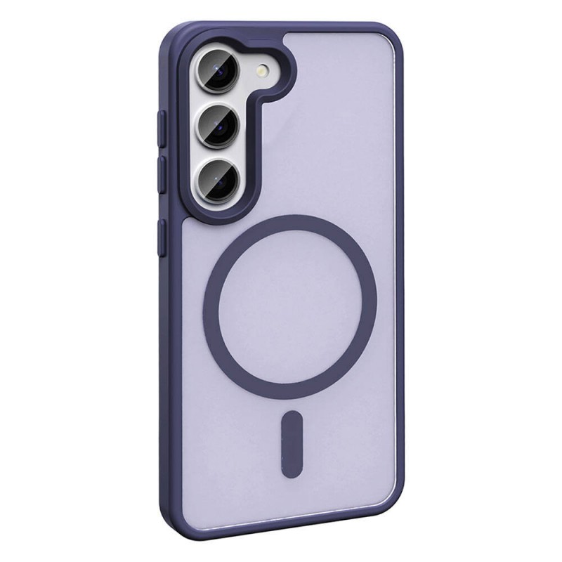 Bal-z Galaxy S23 Kılıf M-safe Şarj Özellikli Mat Arka Yüzey  Sio Kapak