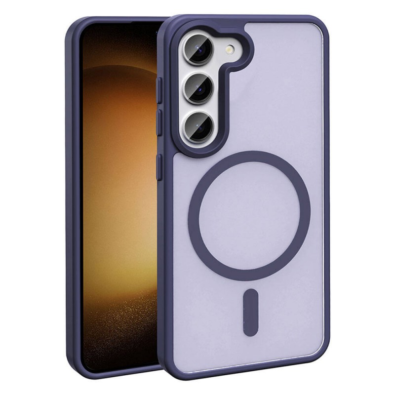 Bal-z Galaxy S23 Kılıf M-safe Şarj Özellikli Mat Arka Yüzey  Sio Kapak