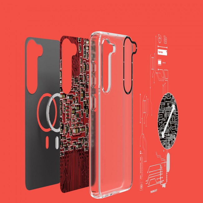 Galaxy S23 Kılıf Magsafe Şarj Özellikli YoungKit Technology Serisi Kapak Galaxy S23 Kılıf Magsafe Şarj Özellikli YoungKit Technology Serisi Kapak