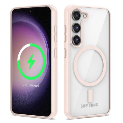 Bal-z Galaxy S23 Kılıf M-safe Wireless Şarj Özellikli Silikon  Ege Kapak