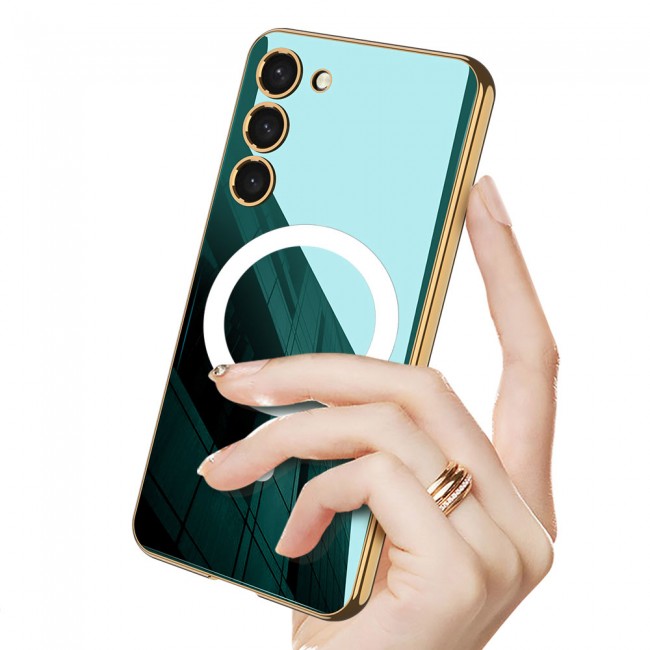 Galaxy S23 Kılıf Wireless Şarj Özellikli Kenarları Elektroplating Kaplama Aynalı Zore Kent Kapak Galaxy S23 Kılıf Wireless Şarj Özellikli Kenarları Elektroplating Kaplama Aynalı Zore Kent Kapak