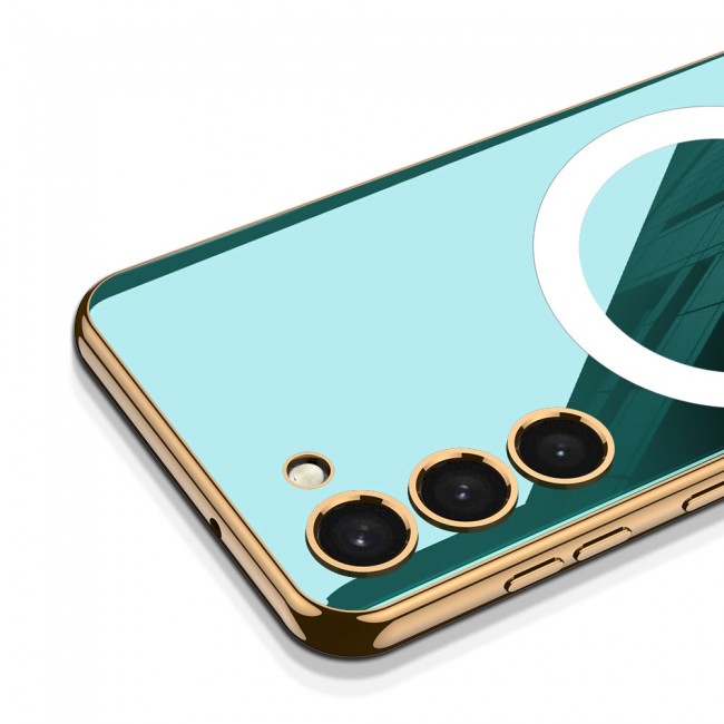 Galaxy S23 Kılıf Wireless Şarj Özellikli Kenarları Elektroplating Kaplama Aynalı Zore Kent Kapak Galaxy S23 Kılıf Wireless Şarj Özellikli Kenarları Elektroplating Kaplama Aynalı Zore Kent Kapak