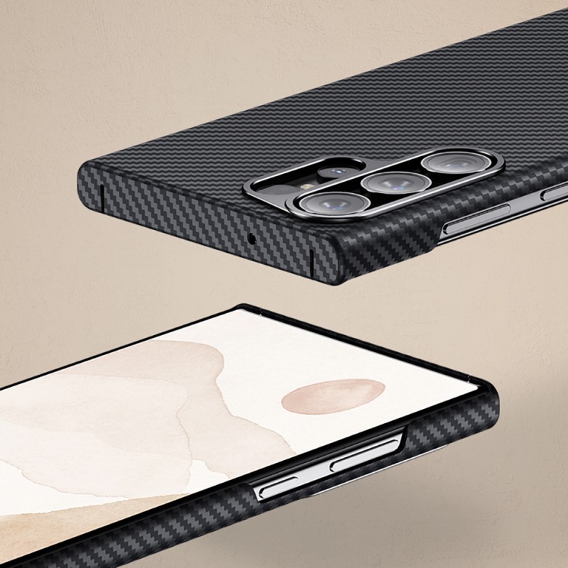 Bal-z Galaxy S23 Plus Kılıf Benks M-safe Şarj Özellikli Magnetik ArmorAir 600D Kevlar Fiber Kapak