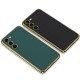 Galaxy S23 Plus Kılıf Deri Görünümlü Kenarları Elektroplating Kaplama Zore Fizyon Kapak Galaxy S23 Plus Kılıf Deri Görünümlü Kenarları Elektroplating Kaplama Zore Fizyon Kapak