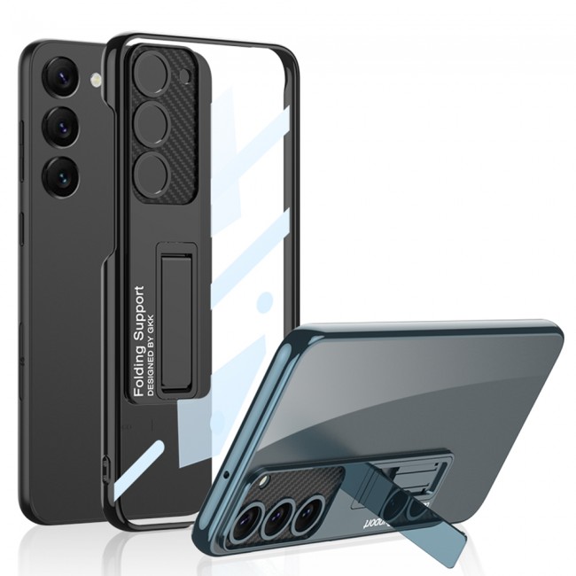 Galaxy S23 Plus Kılıf Kamera Korumalı Şeffaf Tasarımlı Zore Lego Standlı Kapak Galaxy S23 Plus Kılıf Kamera Korumalı Şeffaf Tasarımlı Zore Lego Standlı Kapak