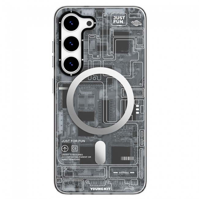 Galaxy S23 Plus Kılıf Magsafe Şarj Özellikli YoungKit Technology Serisi Kapak Galaxy S23 Plus Kılıf Magsafe Şarj Özellikli YoungKit Technology Serisi Kapak