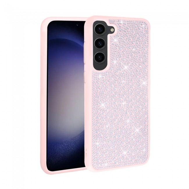 Galaxy S23 Plus Kılıf Parlak Taşlı Tasarım Zore Ston Kapak Galaxy S23 Plus Kılıf Parlak Taşlı Tasarım Zore Ston Kapak