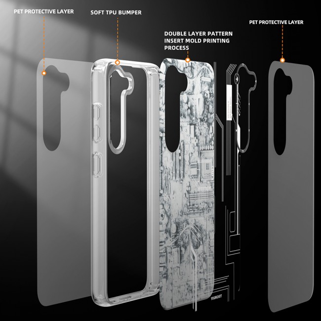 Galaxy S23 Plus Kılıf YoungKit Technology Serisi Kapak Galaxy S23 Plus Kılıf YoungKit Technology Serisi Kapak