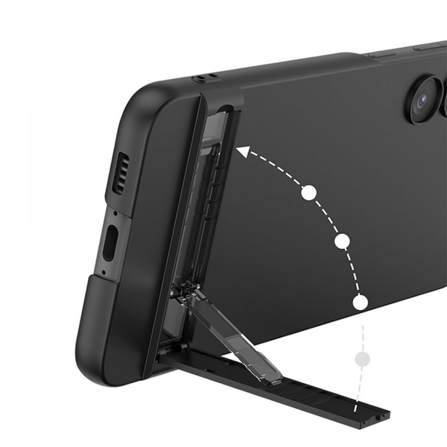 Galaxy S23 Plus Kılıf Zore Kamera Korumalı Dikey Standlı Ays Kapak Galaxy S23 Plus Kılıf Zore Kamera Korumalı Dikey Standlı Ays Kapak