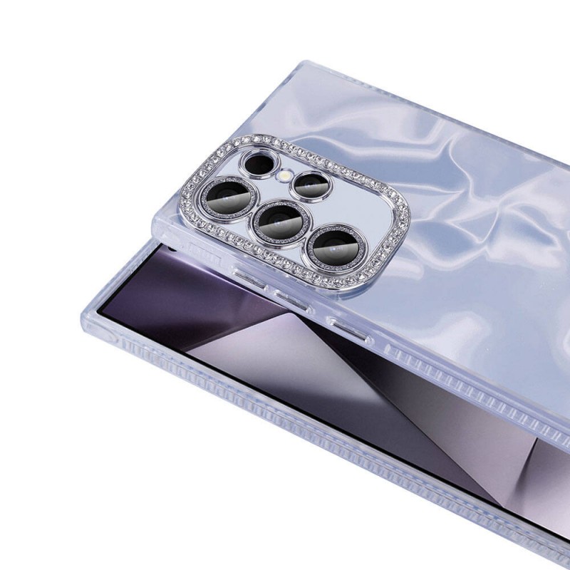 Bal-z Galaxy S23 Ultra Kılıf Airbagli Parlak Taş Detay Tasarımlı Zore Esila Kapak