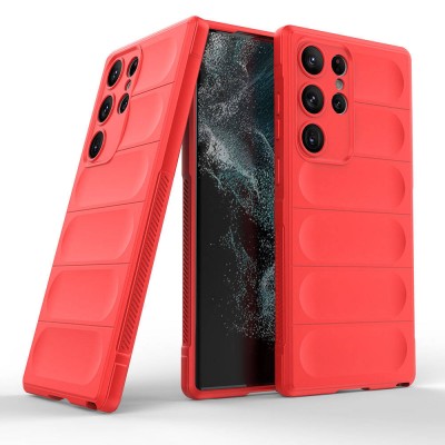 Bal-z Galaxy S23 Ultra Kılıf Esnek TPU Oyuklu Arka Yüzey Tasarımlı  Etnik Silikon Kapak