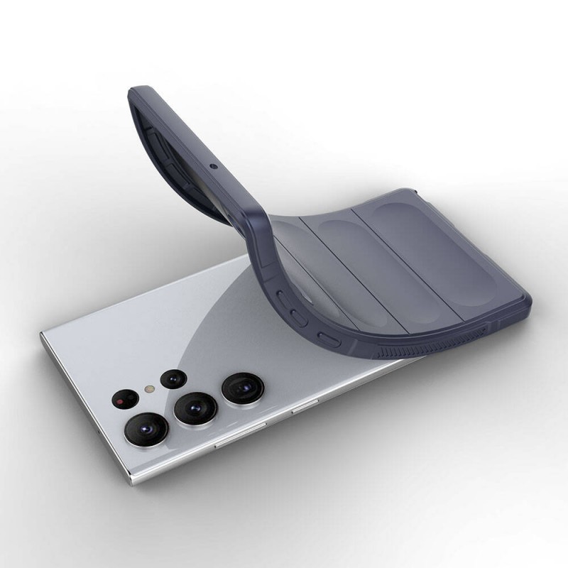 Bal-z Galaxy S23 Ultra Kılıf Esnek TPU Oyuklu Arka Yüzey Tasarımlı  Etnik Silikon Kapak