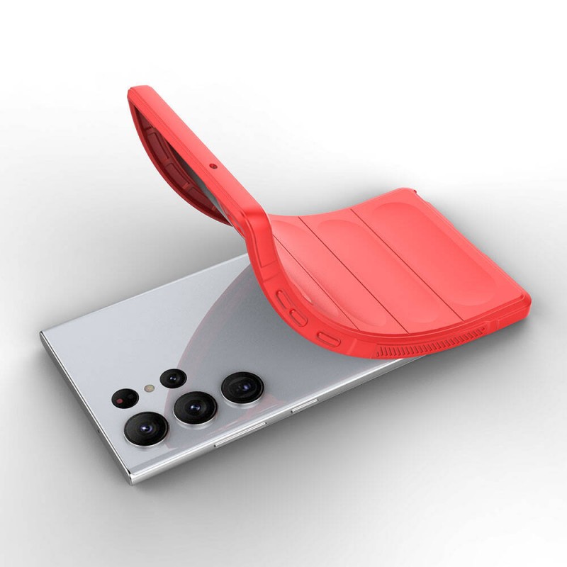 Bal-z Galaxy S23 Ultra Kılıf Esnek TPU Oyuklu Arka Yüzey Tasarımlı  Etnik Silikon Kapak