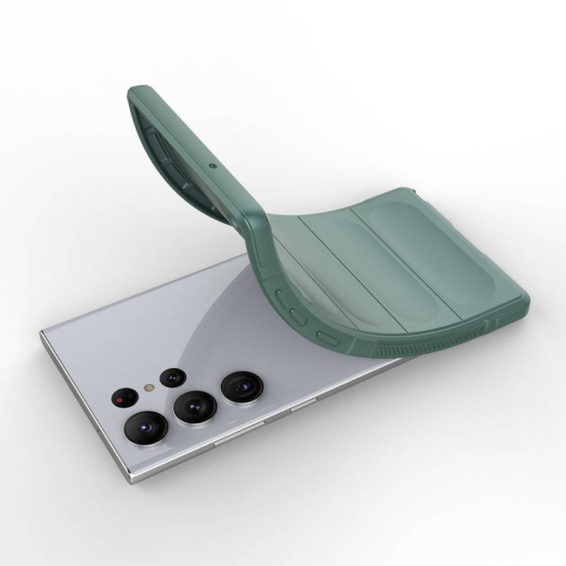 Bal-z Galaxy S23 Ultra Kılıf Esnek TPU Oyuklu Arka Yüzey Tasarımlı  Etnik Silikon Kapak