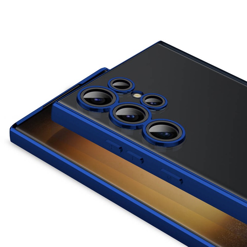 Bal-z Galaxy S23 Ultra Kılıf Kamera Korumalı Logo Gösteren  Omega Kapak